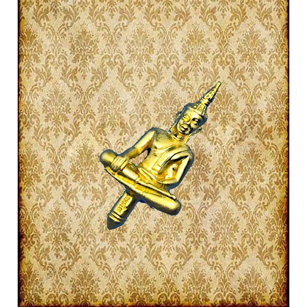 พระยอดธง-หลวงพ่อพระใส-พิมพ์ใหญ่-ปี52-รุ่นบารมีพ่อ-เนื้อกะไหล่ทอง-สวยกริ๊ปนอนกล่องเดิม-ออกวัดโพธิชัย-สวยหายากแล้วครับ