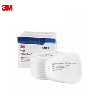 3M 5N11 (10แผ่น) N95Filter แผ่นกรองฝุ่น ละออง ฟูมโลหะ (10 pieces)