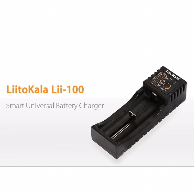 ของแท้-เครื่องชาร์จถ่าน-แบตเตอรี่-liitokala-รุ่น-lii-100-จ่ายไฟผ่านช่อง-usb