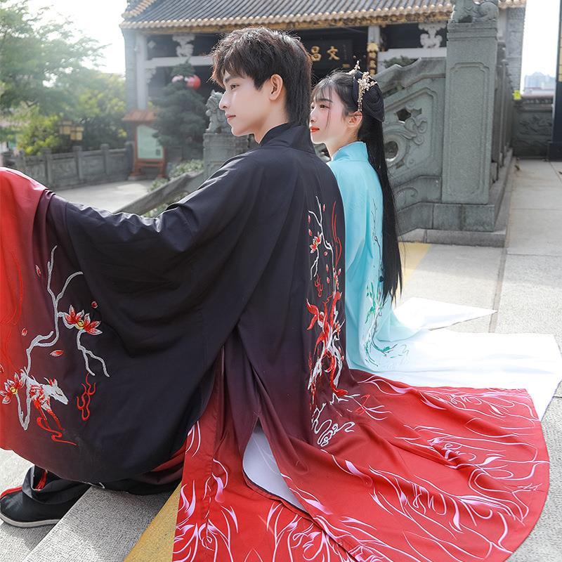 ชุดจีนโบราณผู้หญิง-hanfu-ผู้หญิงที่สง่างาม-ราคาถูกมาก-กระโปรงยาวย้อนยุคสไตล์ชาติพันธุ์-ชุดจีนโบราณ