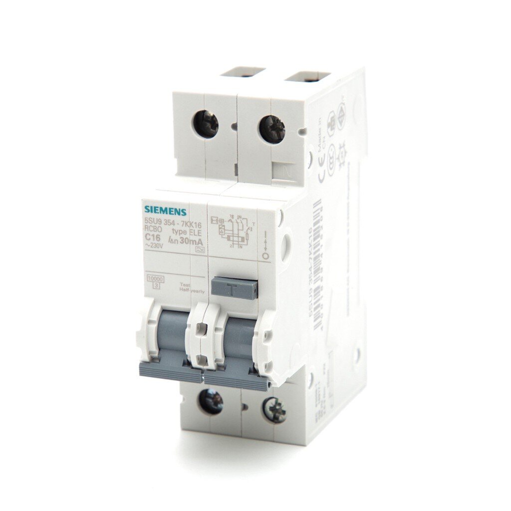 siemens-breaker-เบรกเกอร์-กันไฟดูด-ไฟรั่ว-ไฟเกิน-ไฟช็อต-rcbo-1p-16a-6ka-30ma-จัดส่งเลย