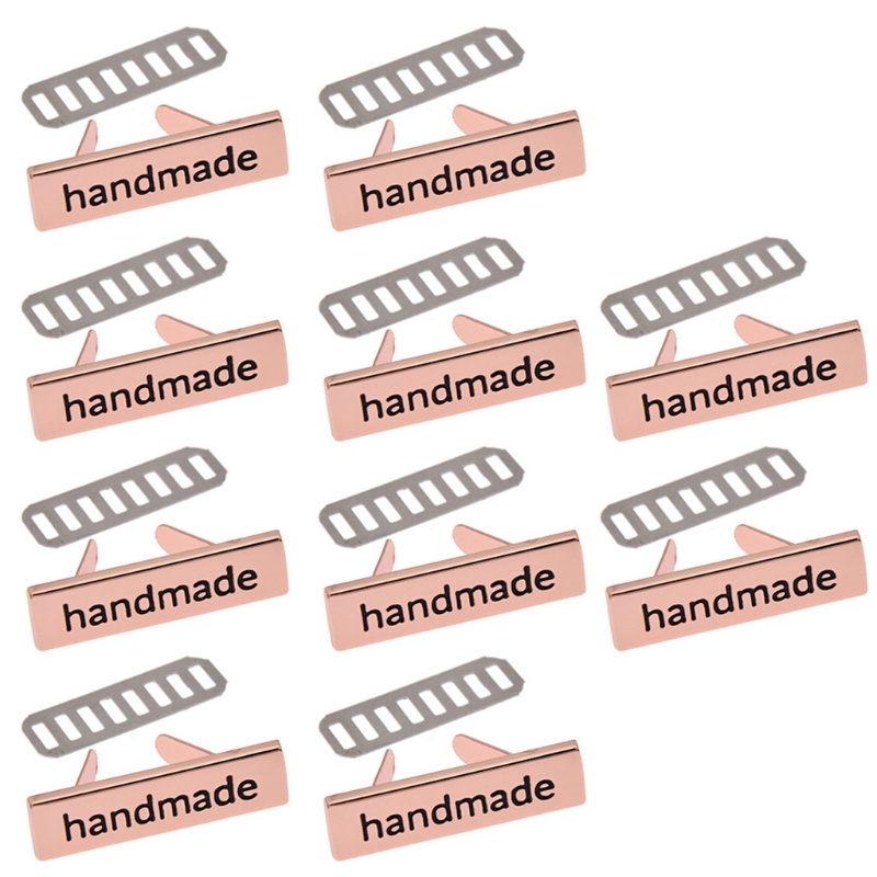 aotoo-ป้ายแท็กโลหะ-ทรงสี่เหลี่ยมผืนผ้า-แฮนด์เมด-diy-สําหรับเย็บผ้า-กางเกงยีน-รองเท้า-กระเป๋า-10-ชิ้น