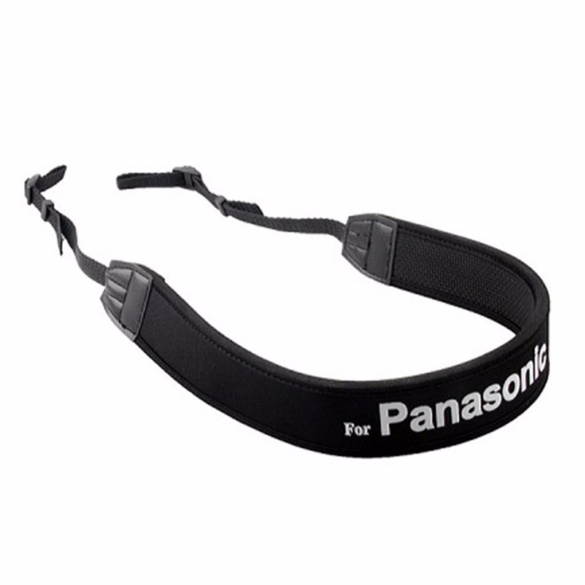 สายคล้องกล้อง-แบบนิ่ม-neoprene-รุ่น-panasonic-สายสีดำ-อักษรขาว-1379