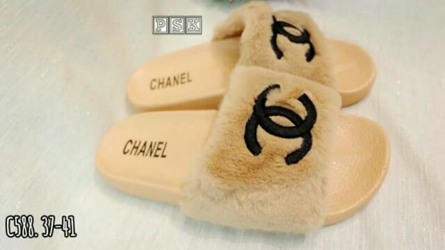 รองเท้าแตะสวม-chanel-งานน่ารักๆใส่สบาย