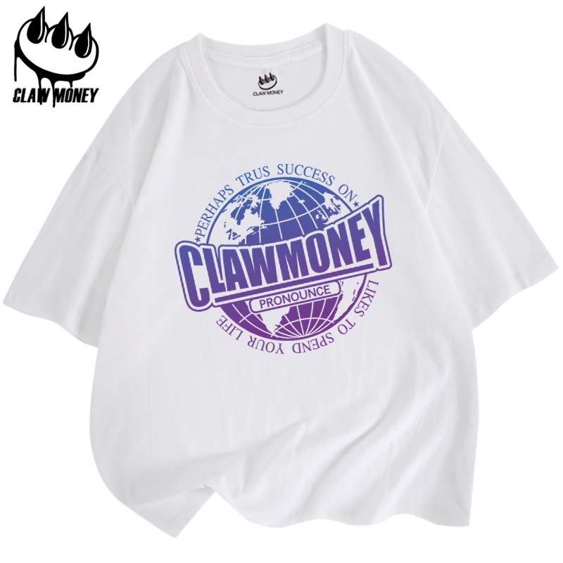 เสื้อยืดโอเวอร์ไซส์เสื้อยืดแขนสั้น-ผ้าฝ้าย-พิมพ์ลายกรงเล็บ-แฟชั่นฤดูร้อน-สําหรับผู้ชายs-3xl