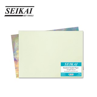 SEIKAI กระดาษสีชอล์ค LightGrey 460g (SANDED PASTEL 4K LIGHT GREY) 1 แผ่น