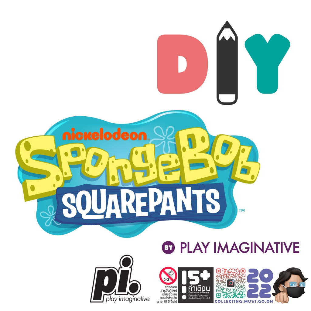 mfw-diy-squidward-painting-ฟิกเกอร์ขนาดเล็ก-ระบายสี
