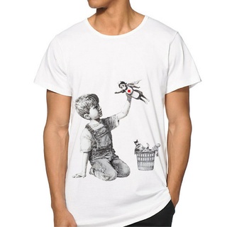 T-shirt  เสื้อยืด ผ้าฝ้าย 100% พิมพ์ลายเกม Banksy Nhs Super Heroes สวมใส่สบาย คุณภาพดี สําหรับผู้ชายS-5XL
