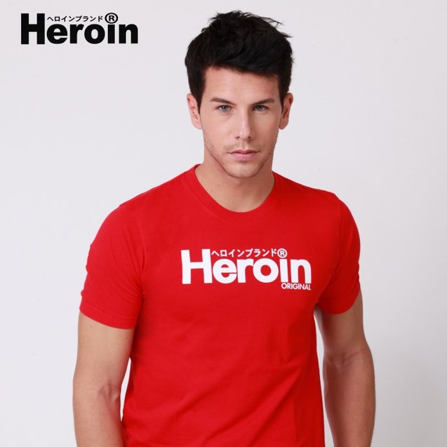 ภาพหน้าปกสินค้าHeroin Original สีแดง ลายหลักประจำของแบรนด์ จากร้าน heroinbrand.official บน Shopee
