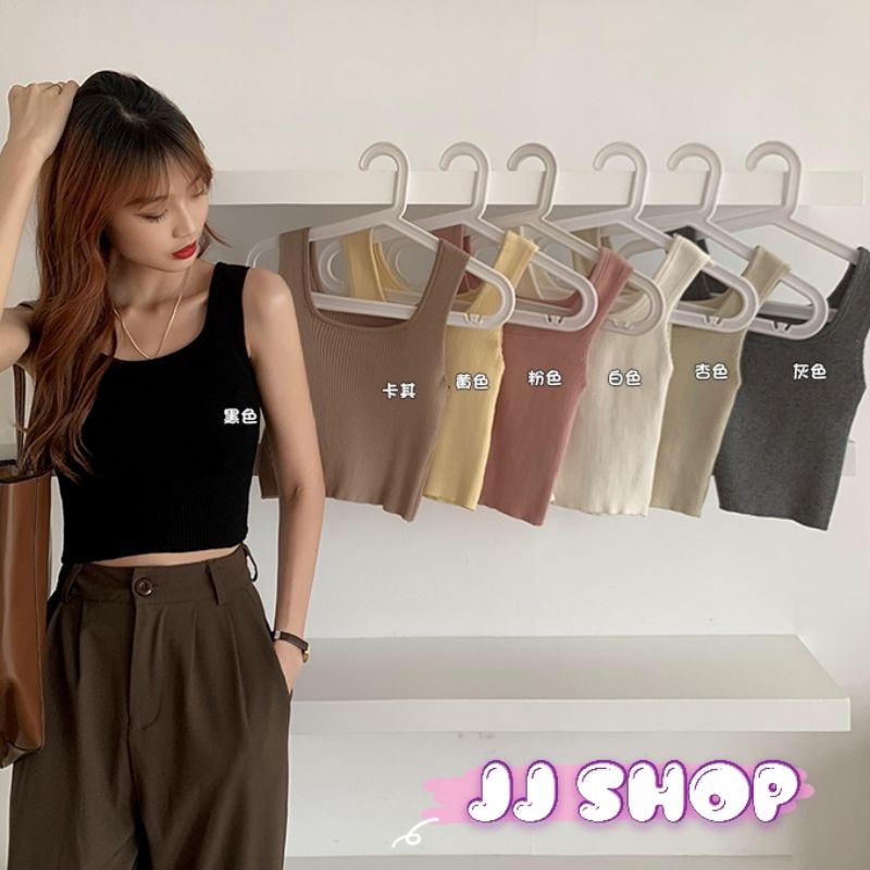 รูปภาพของJJ Shop​ ​พร้อมส่ง เสื้อกล้ามไหมพรม ดีเทลผ้าร่องใส่สบาย "28019"ลองเช็คราคา