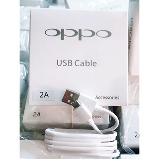 สายชาร์จ ของแท้ OPPO USB 2A สำหรับ OPPO และมือถือรุ่นทั่วไปของเเท้ 100% ส่งจากไทยครับ บริการเก็บเงินปลายทางได้