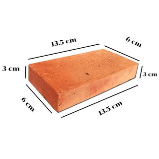อิฐแดงตัน อิฐมอญตันมือ อิฐโบราณ 1แพ็คมี20ก้อน