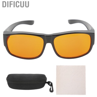 Dificuu Blue Light Blocking Glasses Amber‑Orange Lenses Eyeglasses for Computer Reading TV