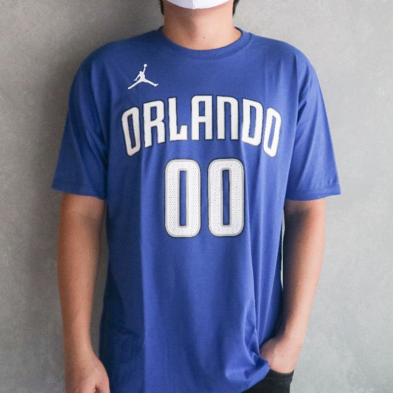 เสื้อยืดพิมพ์ลายแฟชั่นเสื้อยืด-nike-nba-บาสเก็ตบอล-gametime-orlando-magic-00-gordon