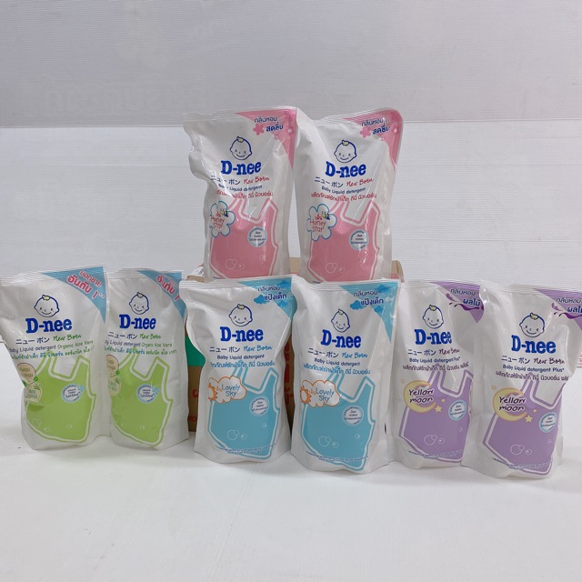 ภาพหน้าปกสินค้าน้ำยาซักผ้าดีนี่ถุงเติม Dnee liquid detergent 1แถม1(ไม่คละสี) จากร้าน doodeemilkshop บน Shopee
