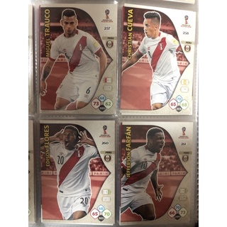 2018 Panini Adrenalyn XL World Cup Russia Soccer Cards Peru