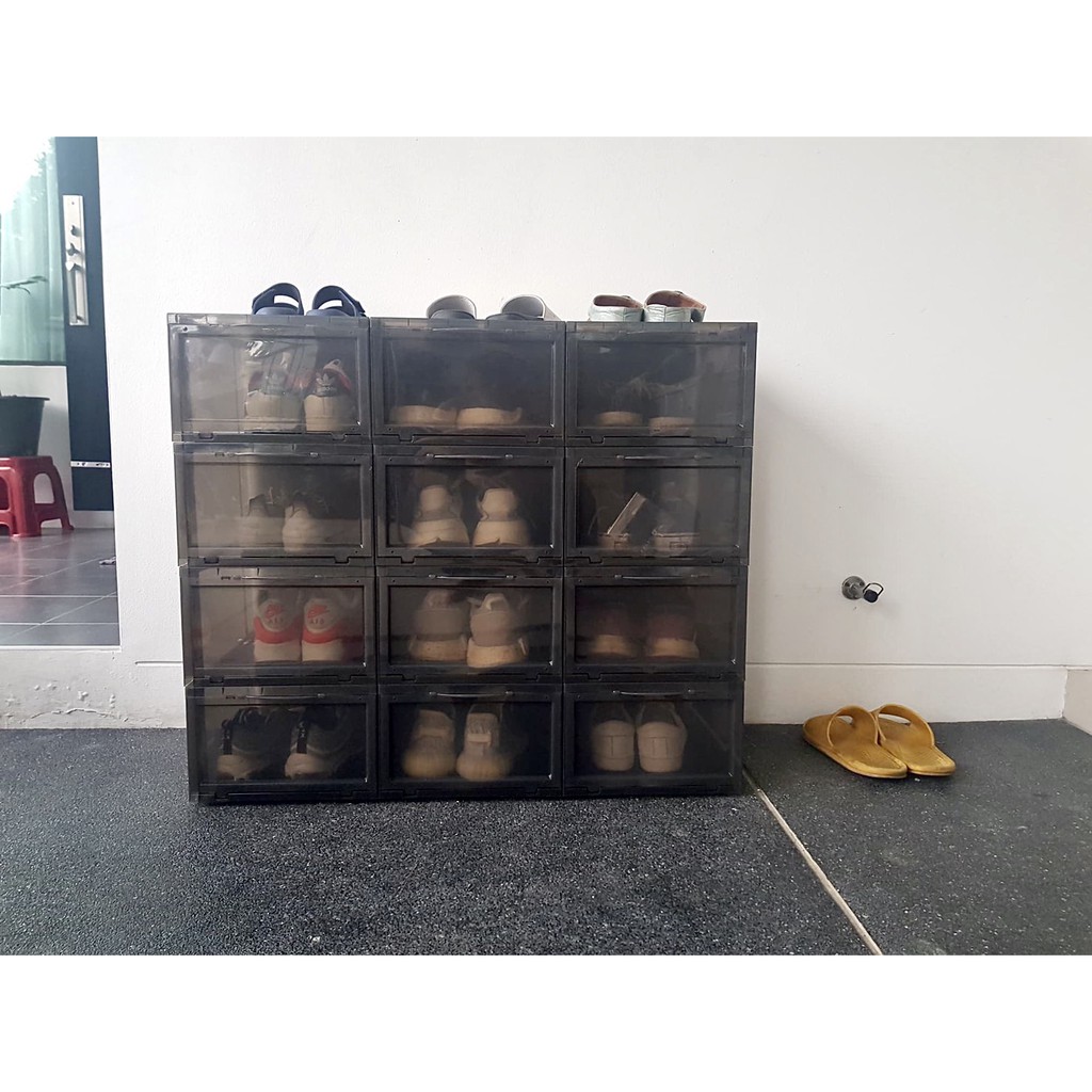 ภาพสินค้าSimplify-กล่องรองเท้า Shoe Box สีดำ (891 บาทได้ 6 กล่อง) จากร้าน simplify_shoebox บน Shopee ภาพที่ 6