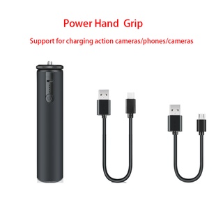 Power Hand Grip อลูมิเนียม6800MAh แบตเตอรี่สำหรับ GoPro 9 7 8 Smartphone/dji Pocket 2 /Osmo Pocket Gimbal Dslr กล้อง