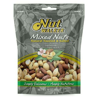 นัทวอล์คเกอร์ (MIXED NUTS..454กรัม).((ใหม่!!!หมดอายุ : 16/01/2022)))