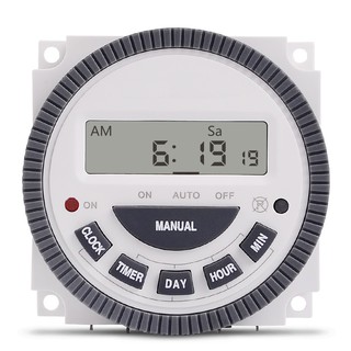 เครื่องตั้งเวลา 30 แอมป์ แบบดิจิตอล เปิด/ปิด อัตโนมัติ 16 ช่วงเวลา TM619 Digital Energy Saving Timer Programmable 30A