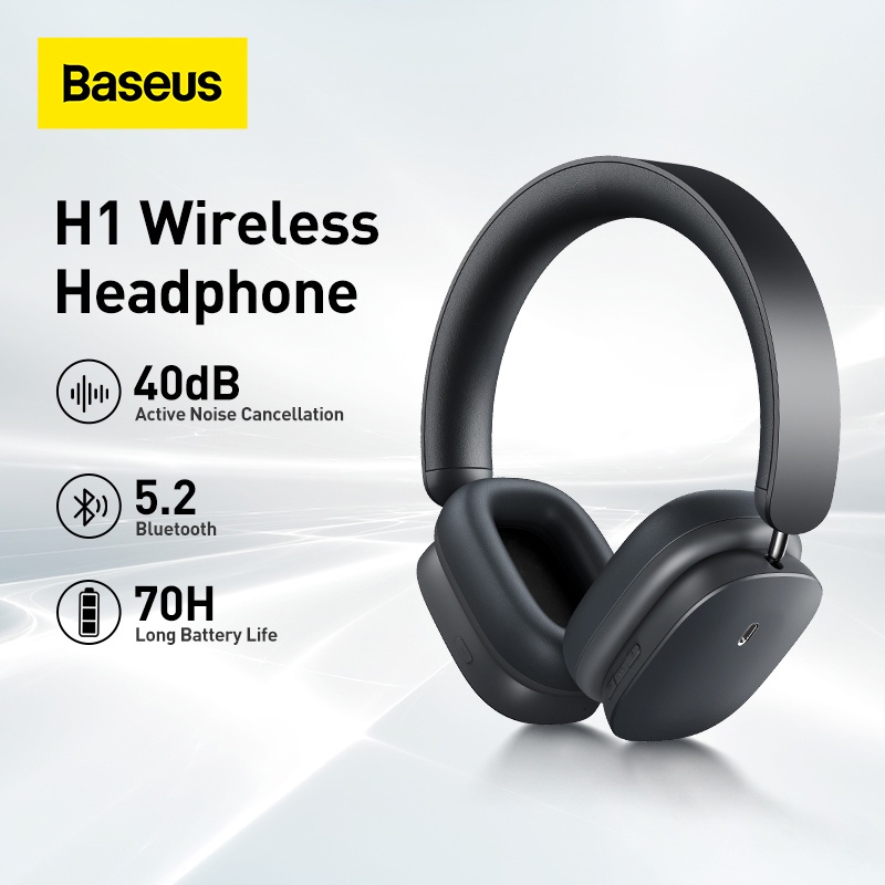 baseus-หูฟังไร้สาย-h1-hybrid-40db-anc-4-mics-enc-หูฟังบลูทูธ-5-2-ไดรเวอร์-40-มม-hifi-หูฟังครอบหู-70h-time