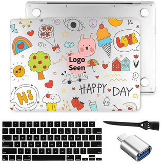 (ทุกรุ่น) เคสแข็ง สําหรับ MacBook Pro13 14 15 16 นิ้ว Air13.3 13.6 M2 M1 Chip A2681 A2338 A2337 A2179 A1932 A1466 Touch Bar A1706 A1708 A2159 A1989 A2289 A2251