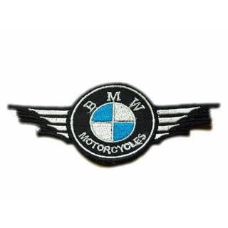 BMW MOTORCYCLES ป้ายติดเสื้อแจ็คเก็ต อาร์ม ป้าย ตัวรีดติดเสื้อ อาร์มรีด อาร์มปัก Badge Embroidered Sew Iron On Patches