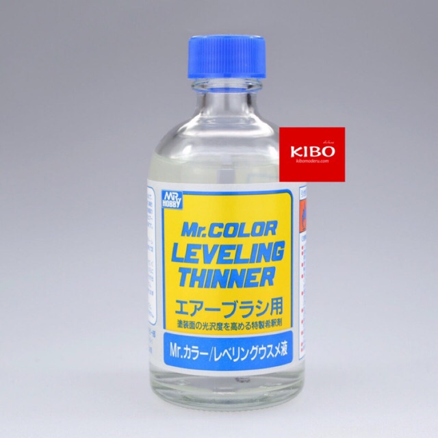 ภาพหน้าปกสินค้าทินเนอร์มิสเตอร์ฮอบบี้ T106 Mr. Color Leveling Thinner 110ml Glass Bottle จากร้าน kibomoderu บน Shopee