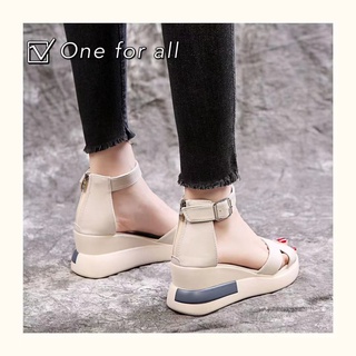 ภาพขนาดย่อของภาพหน้าปกสินค้าพร้อมส่ง รุ่นTX296 รองเท้าส้นสูงสไตล์เกาหลี รองเท้าแฟชั่นสำหรับผู้หญิง สูง2.5นิ้ว (2สี) จากร้าน one___for__all บน Shopee