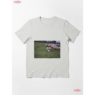 New I Love Sheep Beautiful Nature Essential T-Shirt เสื้อยืด ดพิมพ์ลาย ดผ้าเด้ง คอกลม cotton แฟชั่น sale Unisex