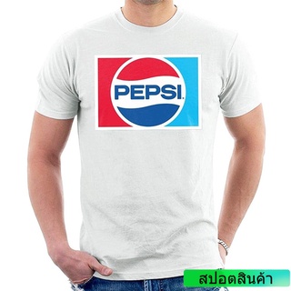 แฟชั่น เสื้อยืดแขนสั้น ผ้าฝ้าย พิมพ์ลาย Pepsi  สไตล์เรโทร คลาสสิก สําหรับผู้ชาย