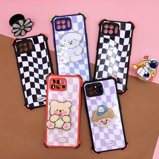 Case Realme C11 C12 C21 C25 พร้อมส่ง!! เคสกันกระแทก เคสกันเลนส์กล้อง เคสกันกล้อง เคสการ์ตูน ขอบสี เคสแฟชั่น ฟรี Griptok