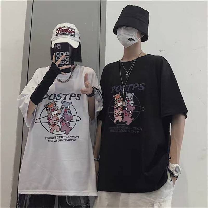 ff-shop-พร้อมส่ง-เสื้อยืด-oversize-ลายการ์ตูน-สไตล์เกาหลี-bb01