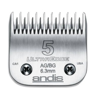 Andis Ultraedge เบอร์5 ใบมีดตัดขนสุนัขและแมวแบบฟันห่าง ตัดความยาวเหลือ 6.3mm.