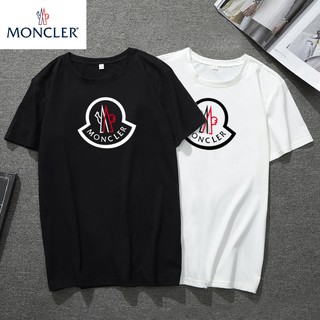 Spot Auction Moncler เสื้อยืดลำลองสำหรับผู้ชายผู้หญิงแขนสั้น Oversizeสามารถปรับแต่งได้