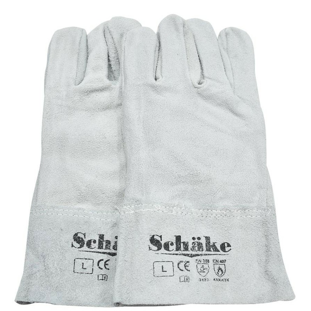 ภาพสินค้าถุงมือหนังสั้น ถุงมือหนัง ถุงมือเชื่อม ถุงมือจับเหล็ก SCHAKE ราคา 1 คู่ จากร้าน ponpon4p บน Shopee ภาพที่ 2
