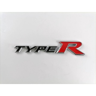 LOGO TYPE R โลโก้ TYPE R งานโลหะ ตัวแพง 1 ชิ้น มีบริการเก็บเงินปลายทาง