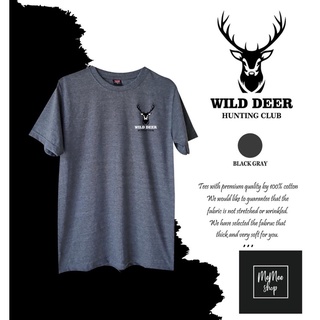 ภาพขนาดย่อของภาพหน้าปกสินค้าWILD DEER เสื้อยืดคอตตอนแท้ (S-3XL) จากร้าน memee_shop64 บน Shopee ภาพที่ 6