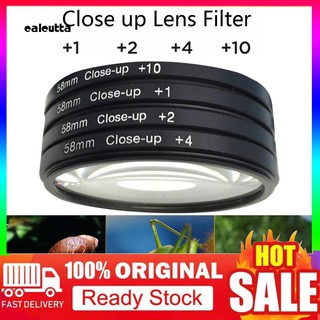 สินค้า ✡XJ✡ ฟิลเตอร์เลนส์มาโคร SLR ระยะ 37-82mm 4 ชิ้น