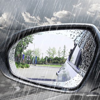 ภาพขนาดย่อของภาพหน้าปกสินค้าฟิล์มกระจกมองหลัง ป้องกันหมอก กันน้ำ สำหรับติดรถยนต์ 2 ชิ้น จากร้าน rainbrownm1.th บน Shopee ภาพที่ 2