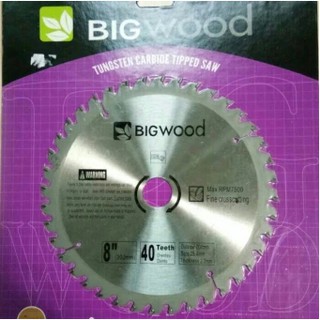 BIGWOOD ใบเลื่อยวงเดือนตัดไม้ 8