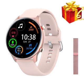 Women Smart Watch Bluetooth Call Full Touch Screen IP68 Waterproof Heart Rate Smartwatch Men Notifications Sync For Ipho