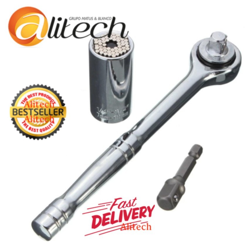 Alitech CLK Gator Grip Universal ALL in One Socket Set บล๊อก/บ๊อกชุด ...