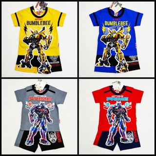 ชุดเด็ก เสื้อ+กางเกง ทรานส์ฟอร์เมอร์ Transformers (ลิขสิทธิ์)