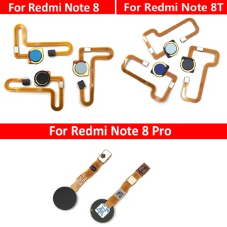 เครื่องสแกนลายนิ้วมือ เชื่อมต่อเมนบอร์ด ปุ่มโฮม สําหรับ Xiaomi Redmi Note 8 8T 8 Pro