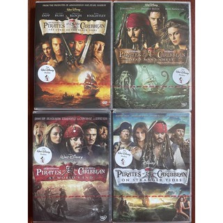 Pirates of the Caribbean 1-4 (DVD) / ไพเรทส์ออฟเดอะแคริบเบียน 1-4 (ดีวีดีฉบับ 2 ภาษา)