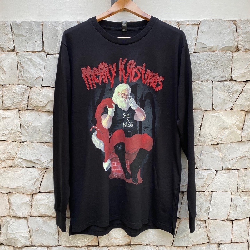 เสื้อวง KORN SANTA FREAK ลาย LIMITED จาก KORN STORE แท้ 100% | Shopee ...