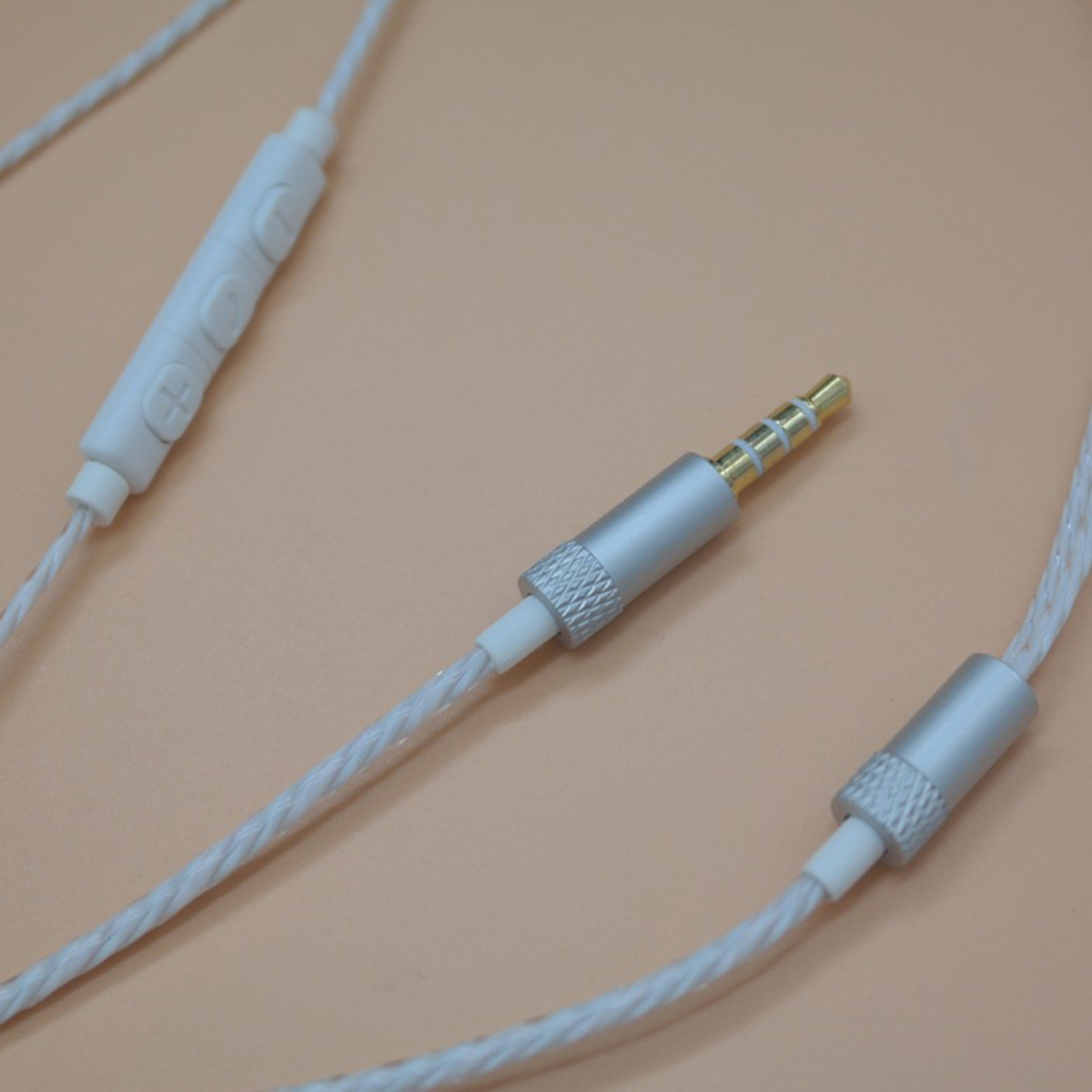 ภาพหน้าปกสินค้าPEWANY Replacement DIY Earphone Wire Repair Headphone Headset Line Earphone Repair Cable Earphone Accessories Audio Controller Audio Wire 3.5mm Jack Audio Cable/Multicolor จากร้าน pewany.th บน Shopee