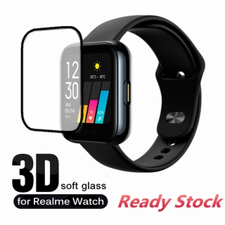 ฟิล์มกระจกแบบเต็มจอ กันรอยหน้าจอแบบ 3D สําหรับ Realme Watch
