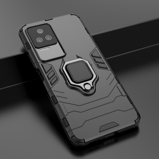 เคสโทรศัพท์มือถือ PC แข็ง กันกระแทก พร้อมแหวนนิ้ว สําหรับ Redmi K50 Pro RedmiK50